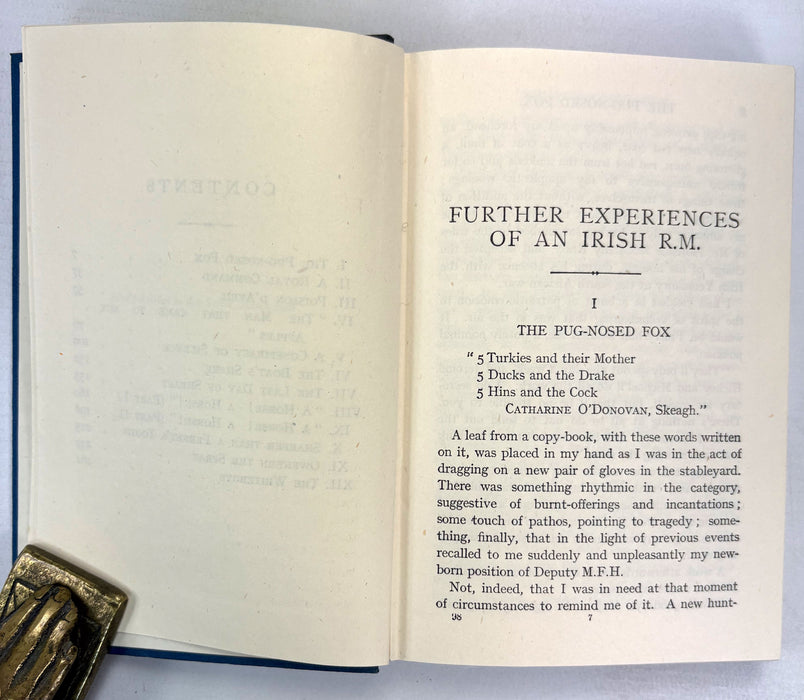Further Experiences of an Irish R.M., E. OE. Somerville and Martin Ross, Thomas Nelson & Sons, 1938
