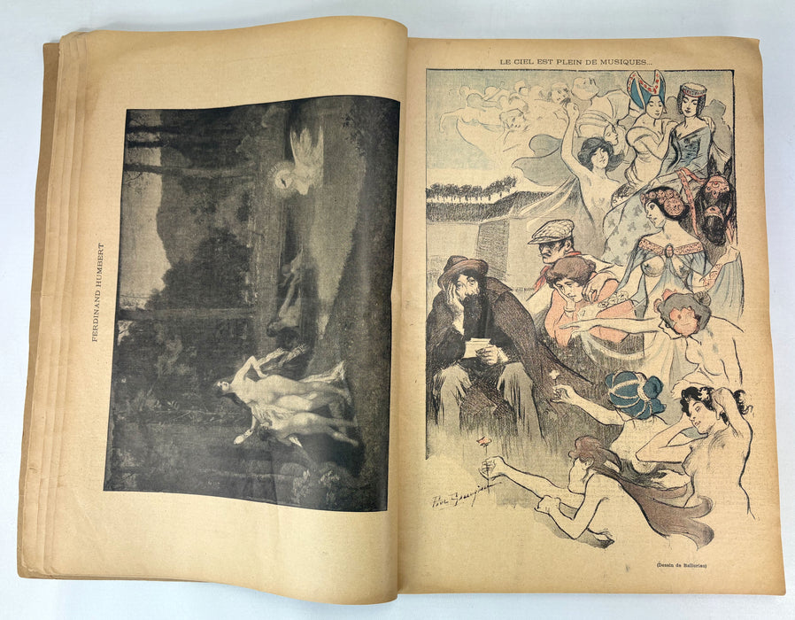 Gil Blas Illustré, Complete bound run of 53 issues for 1897 of this Art Nouveau / Belle Époque periodical