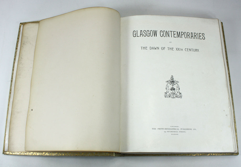 Glasgow Contemporaries at the Dawn of the XXth Century, 1901 first edition