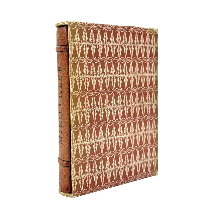 Glasgow School of Art Custom Leather Binding; Klee and Miró, 1966