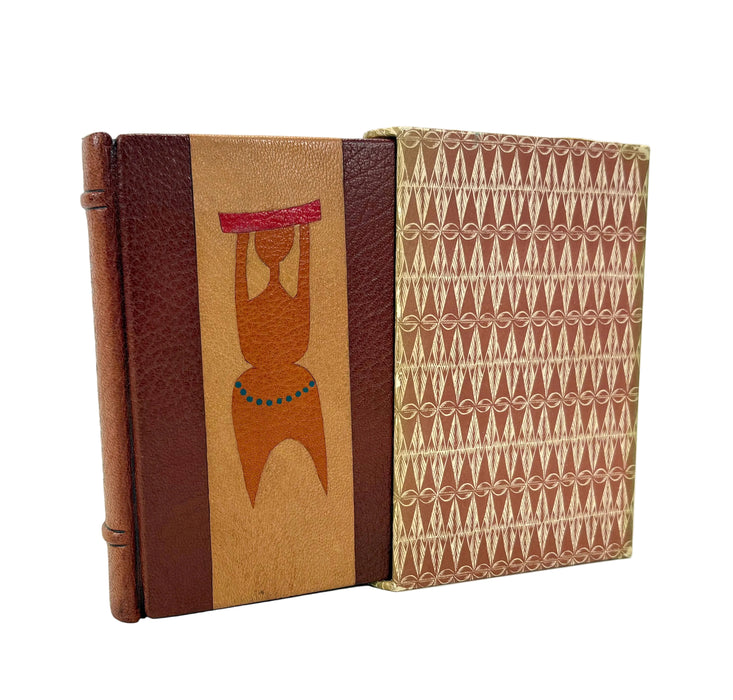 Glasgow School of Art Custom Leather Binding; Klee and Miró, 1966