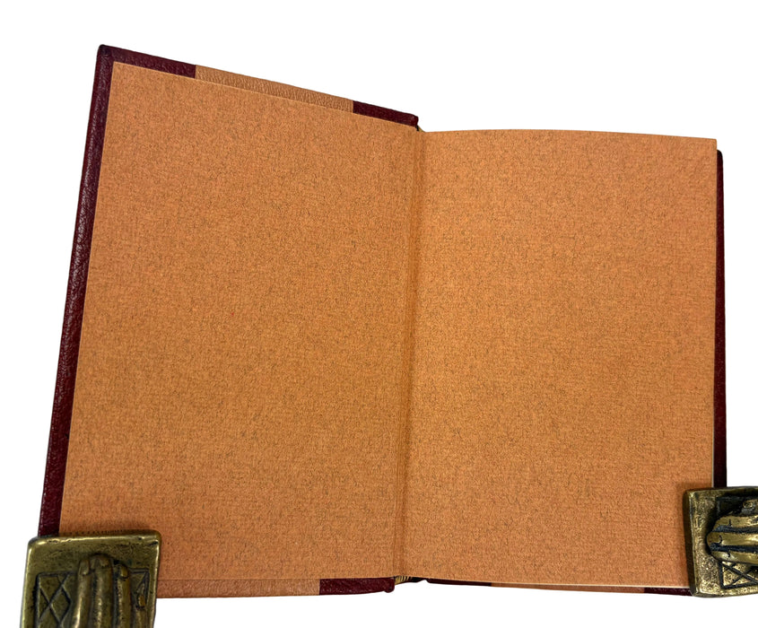 Glasgow School of Art Custom Leather Binding; Klee and Miró, 1966