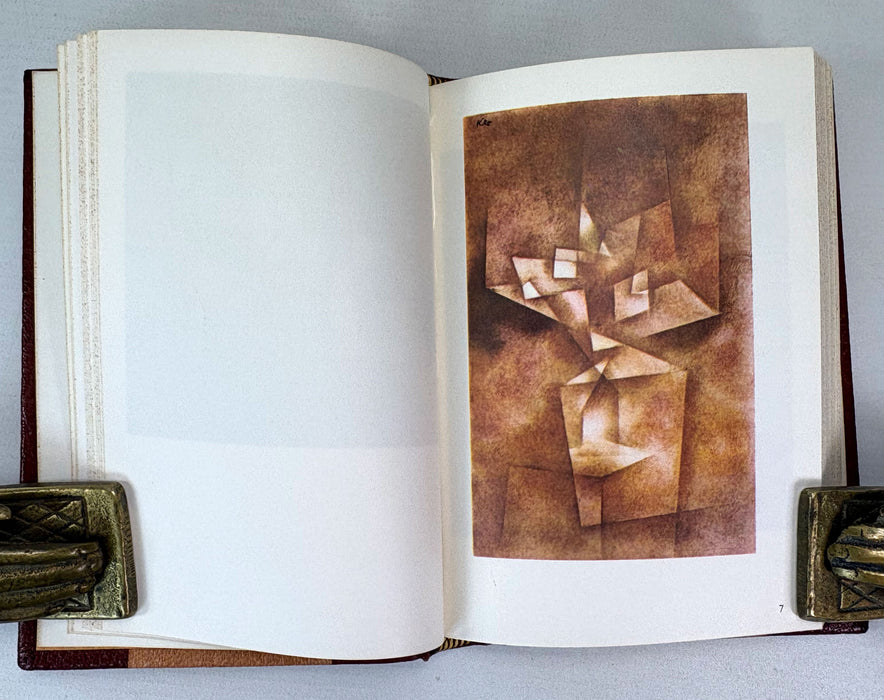 Glasgow School of Art Custom Leather Binding; Klee and Miró, 1966
