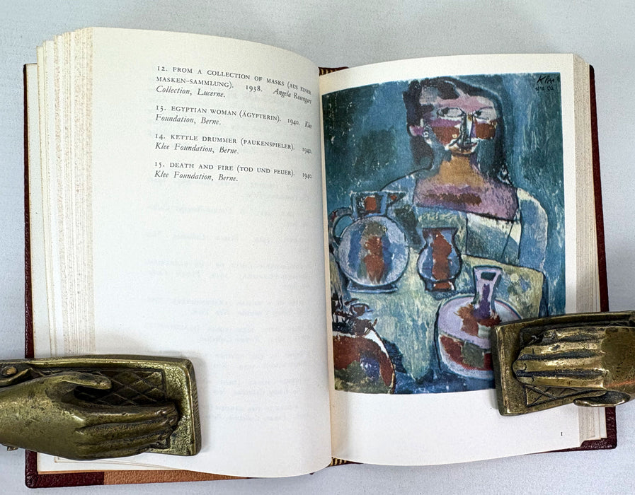 Glasgow School of Art Custom Leather Binding; Klee and Miró, 1966