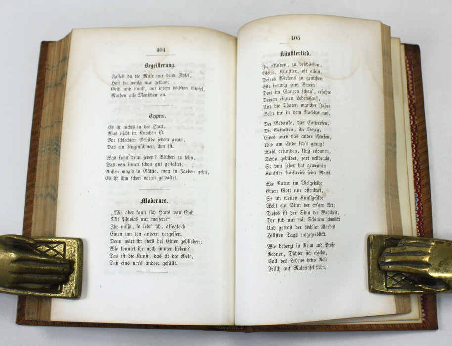 Goethe's Gedichte, Neue Ausgabe, Stuttgart, 1861. University of Cambridge prize copy.