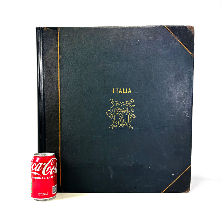 Grand Tour Photo Album c. 1880-1890, Italy, Large folio size with over 160 albumen prints