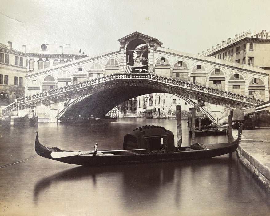 Grand Tour Photo Album c. 1880-1890, Italy, Large folio size with over 160 albumen prints