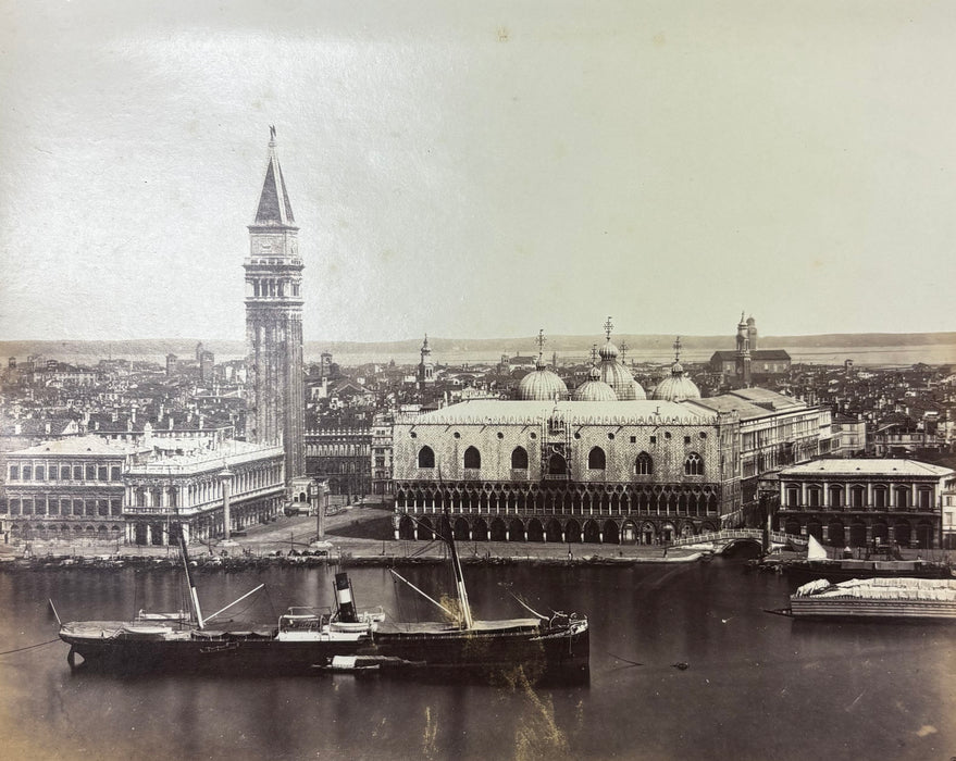 Grand Tour Photo Album c. 1880-1890, Italy, Large folio size with over 160 albumen prints