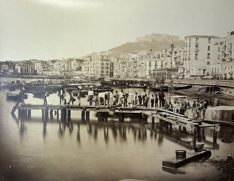 Grand Tour Photo Album c. 1880-1890, Italy, Large folio size with over 160 albumen prints