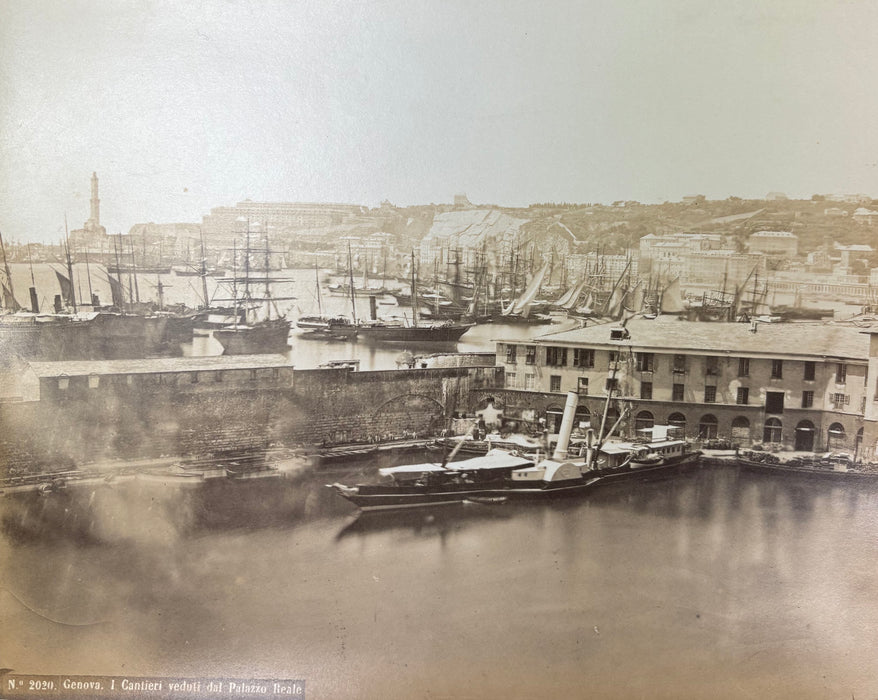 Grand Tour Photo Album c. 1880-1890, Italy, Large folio size with over 160 albumen prints