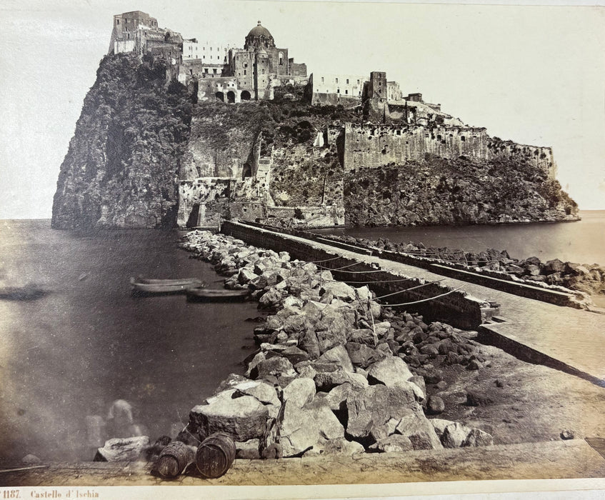 Grand Tour Photo Album c. 1880-1890, Italy, Large folio size with over 160 albumen prints