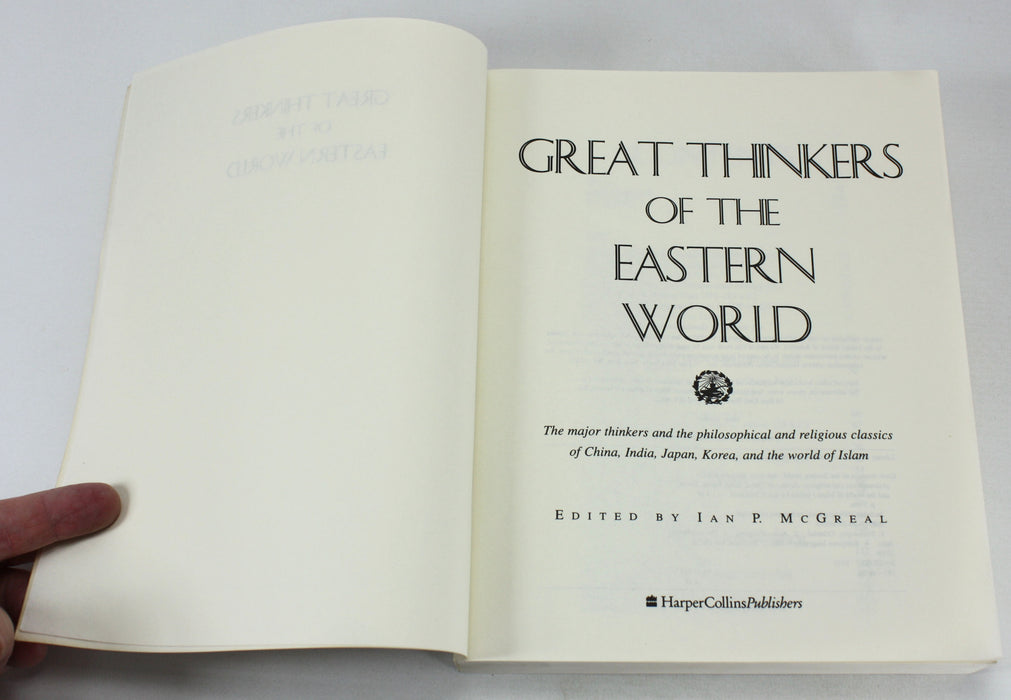 Great Thinkers of The Eastern World, Ian P. McGreal, 1995