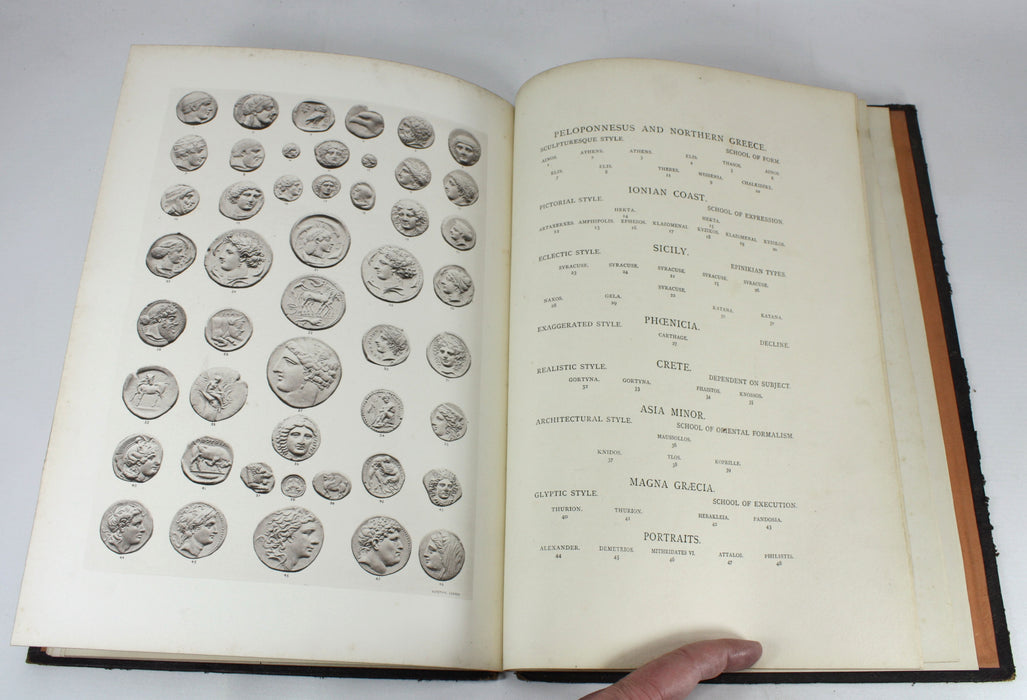 Greek Coins; As Illustrating History and Art, by H. Virtue Tebbs, 1875