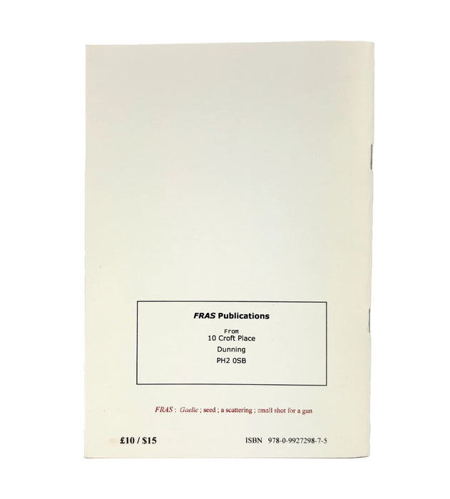 Guts Minced with Oatmeal; Ten Late Poems, by Alasdair Gray. FRAS Publications, 2018.