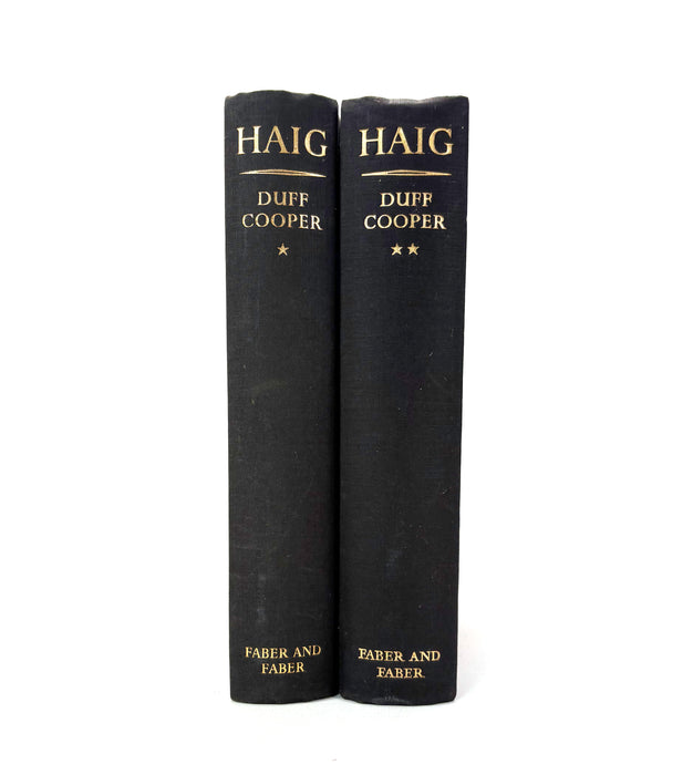 Haig by Duff Cooper, in Two Volumes, Faber and Faber, 1935