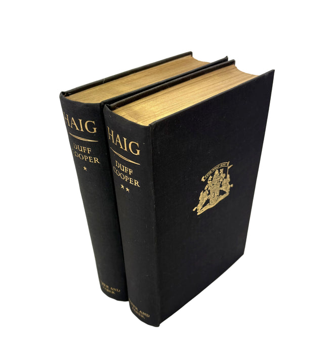 Haig by Duff Cooper, in Two Volumes, Faber and Faber, 1935