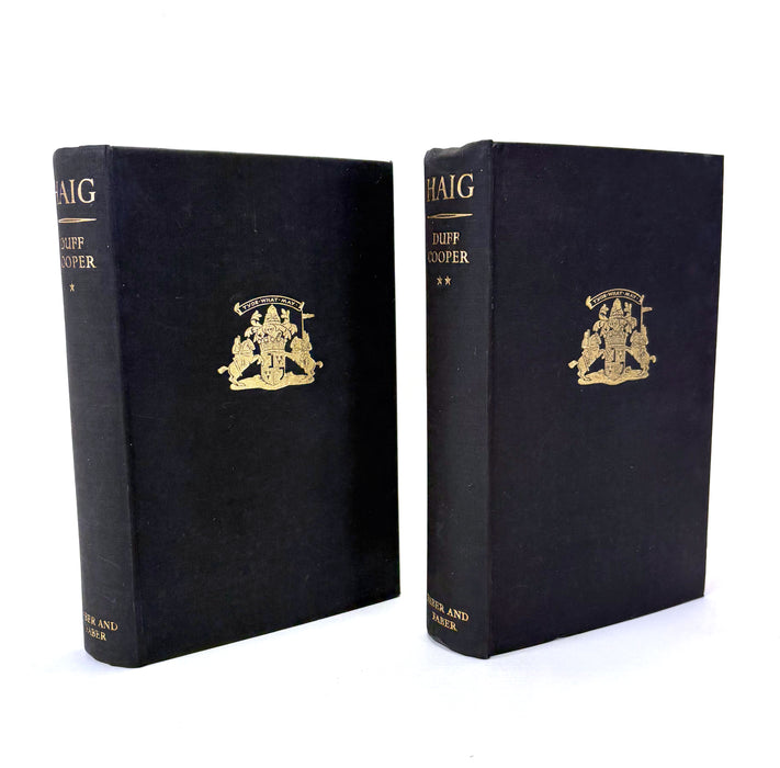 Haig by Duff Cooper, in Two Volumes, Faber and Faber, 1935