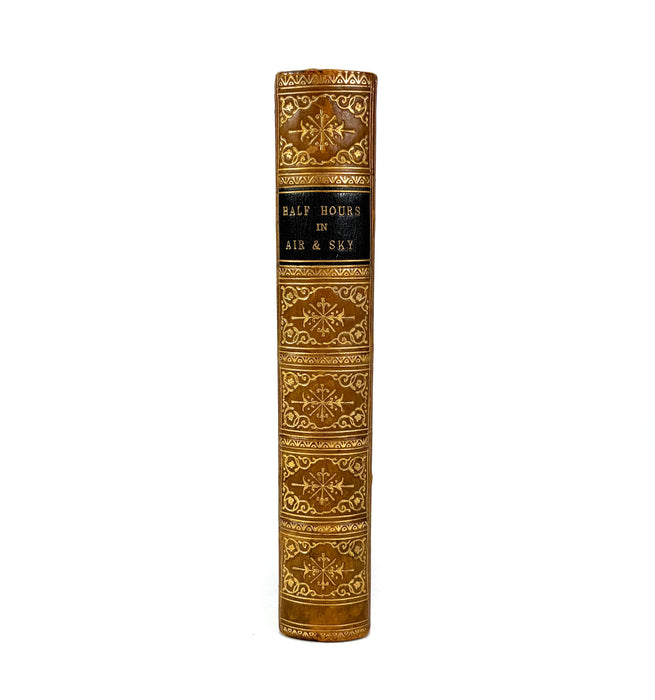Half Hours in Air and Sky; Marvels of the Universe, Wm. Isbister, London 1886. Prize binding.