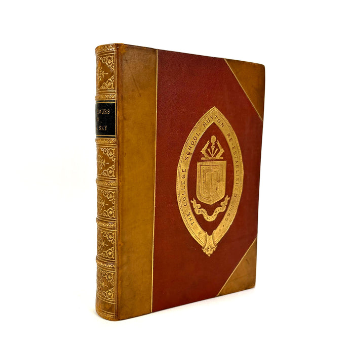 Half Hours in Air and Sky; Marvels of the Universe, Wm. Isbister, London 1886. Prize binding.