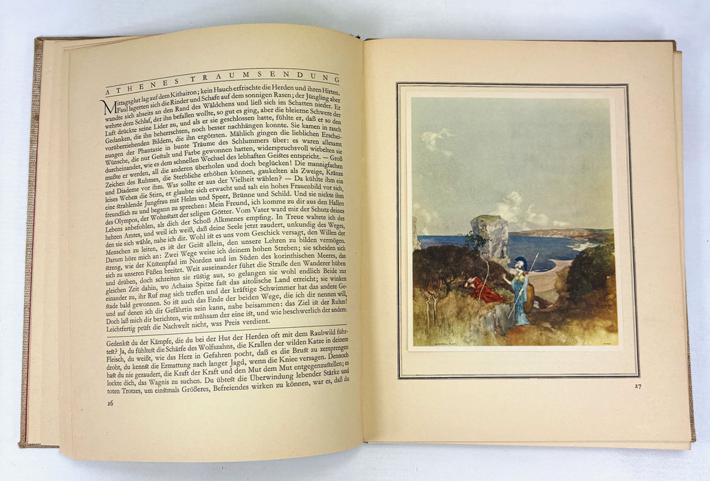Helden Von Hellas den Griechischenn Sagen Nacherzahlt von Ernst Roenau, Mit 12 Faksimilebildern von W. Russel Flint, Vienna, 1925 numbered limited edition