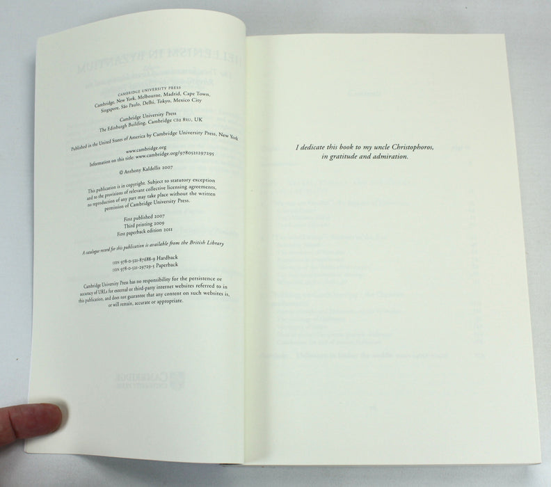 Hellenism in Byzantium, Anthony Kaldellis, 2011