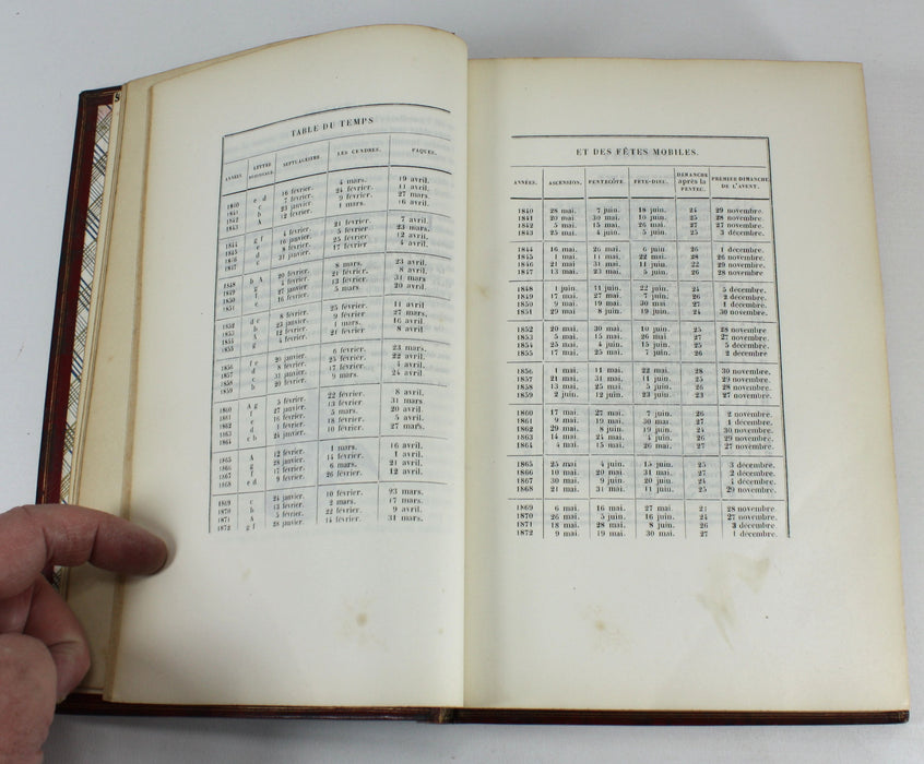 Heures Nouvelles, Paroissien Complet, M. Abbe Dassance, Paris, 1841