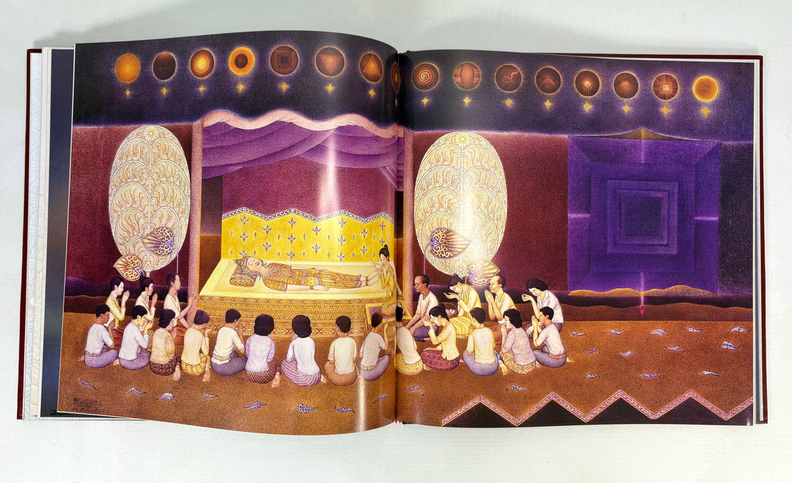 His Majesty King Bhumibol Adulyadej; The Story of Mahajanaka. Deluxe edition box set with silver medallion (รัชกาลที่ 9).