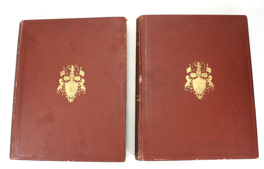 History of Mary Stuart, Queen of Scots, Professor Petit, Charles de Flandre, 2 Volume Set, 1874