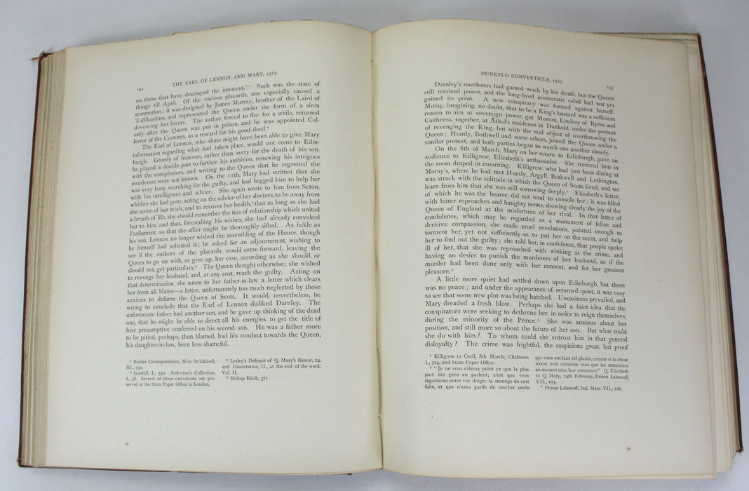 History of Mary Stuart, Queen of Scots, Professor Petit, Charles de Flandre, 2 Volume Set, 1874