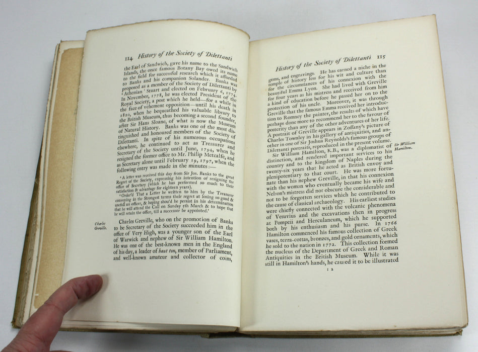 History of The Society of Dilettanti, Lionel Cust & Sidney Colvin, 1898, Limited edition