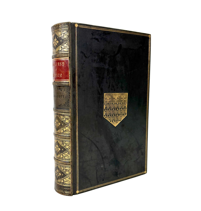 History of the Conquest of Mexico by William H. Prescott, Swan Sonnenschein & Co., c.1890, Magdalen College, Oxford prize binding