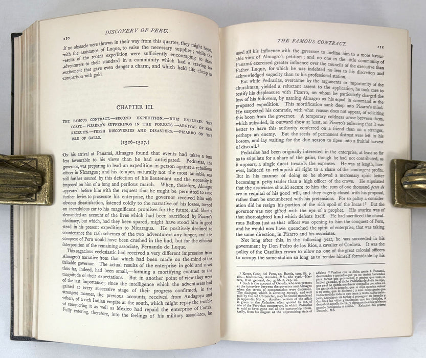 History of the Conquest of Peru, by William H. Prescott, Swan Sonnenschein & Co., 1893, Magdalen College, Oxford prize binding