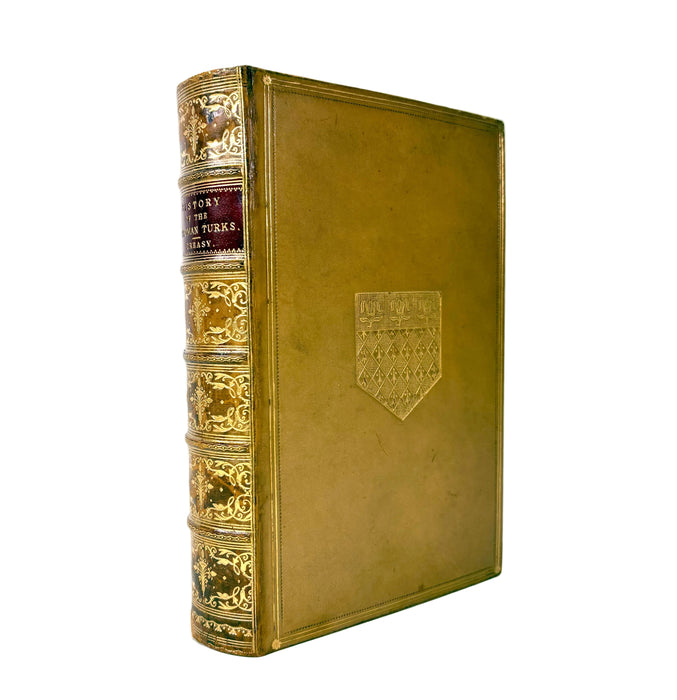 History of the Ottoman Turks, by Sir Edward S. Creasy, Richard Bentley and Son, 1878, Magdalen College, Oxford prize binding