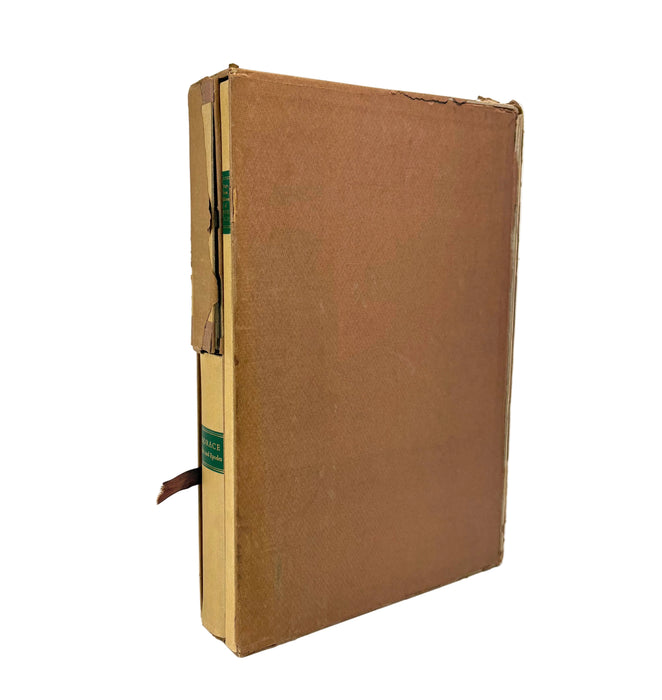 Horace. Odes and Epodes; in the Original Latin and in English Translations Selected and Edited with an Introduction by Louis Untermeyer. Accompanied by Reproductions of Pages from Earlier Editions. The Limited Editions Club.