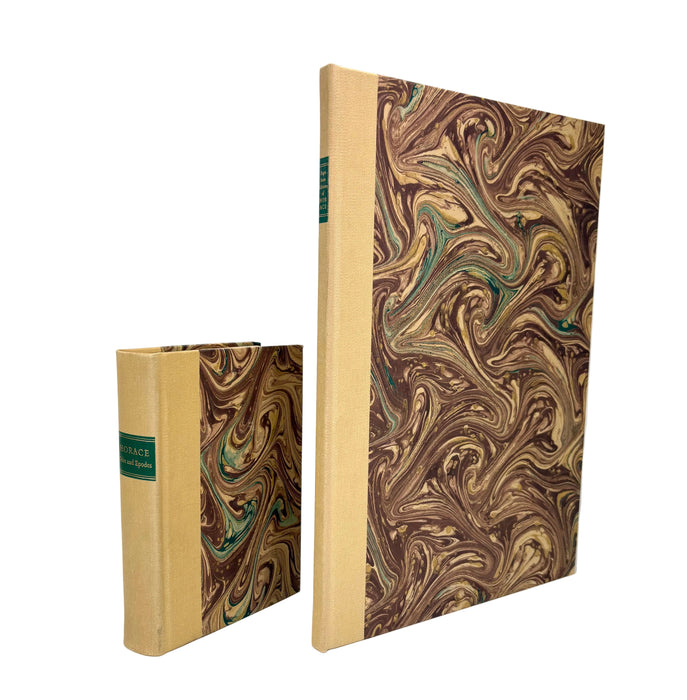 Horace. Odes and Epodes; in the Original Latin and in English Translations Selected and Edited with an Introduction by Louis Untermeyer. Accompanied by Reproductions of Pages from Earlier Editions. The Limited Editions Club.