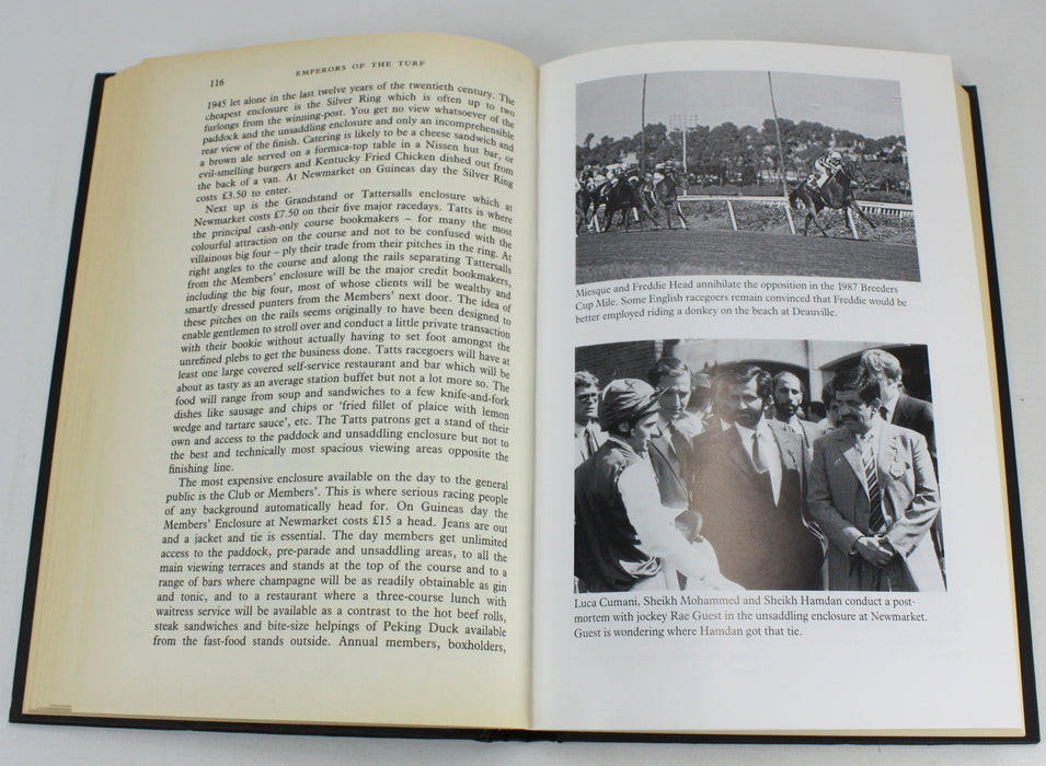Horse Racing; Emperors of the Turf; Twelve Months in the International Flat Racing Industry, Jamie Reid, Signed