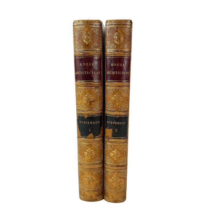 House Architecture, by J.J. Stevenson, In Two Volumes, Macmillan and Co., London, 1880. Presentation copy signed by William Jack