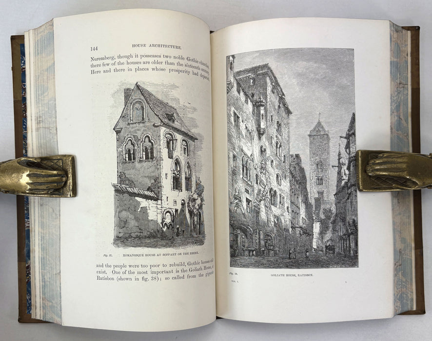 House Architecture, by J.J. Stevenson, In Two Volumes, Macmillan and Co., London, 1880. Presentation copy signed by William Jack