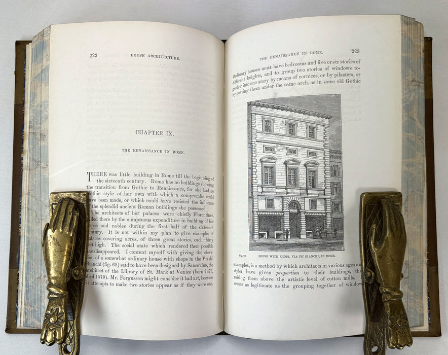 House Architecture, by J.J. Stevenson, In Two Volumes, Macmillan and Co., London, 1880. Presentation copy signed by William Jack