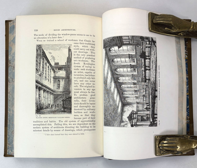 House Architecture, by J.J. Stevenson, In Two Volumes, Macmillan and Co., London, 1880. Presentation copy signed by William Jack