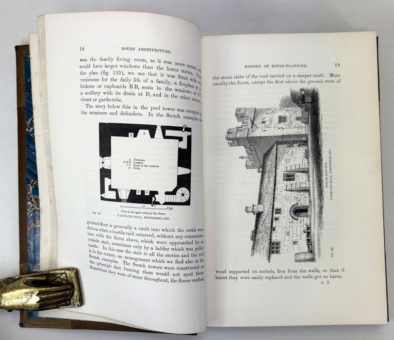 House Architecture, by J.J. Stevenson, In Two Volumes, Macmillan and Co., London, 1880. Presentation copy signed by William Jack