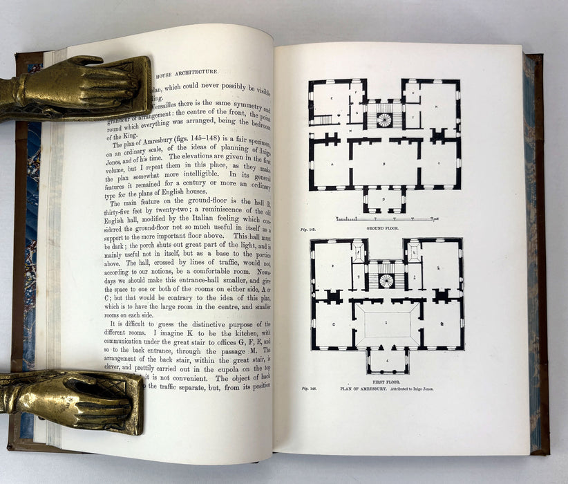 House Architecture, by J.J. Stevenson, In Two Volumes, Macmillan and Co., London, 1880. Presentation copy signed by William Jack
