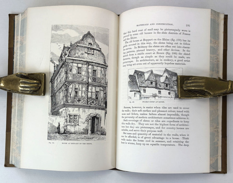 House Architecture, by J.J. Stevenson, In Two Volumes, Macmillan and Co., London, 1880. Presentation copy signed by William Jack