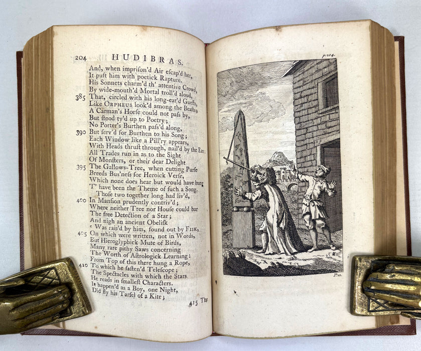 Hudibras in Three Parts, Samuel Butler, with illustrations by Hogarth, 1775