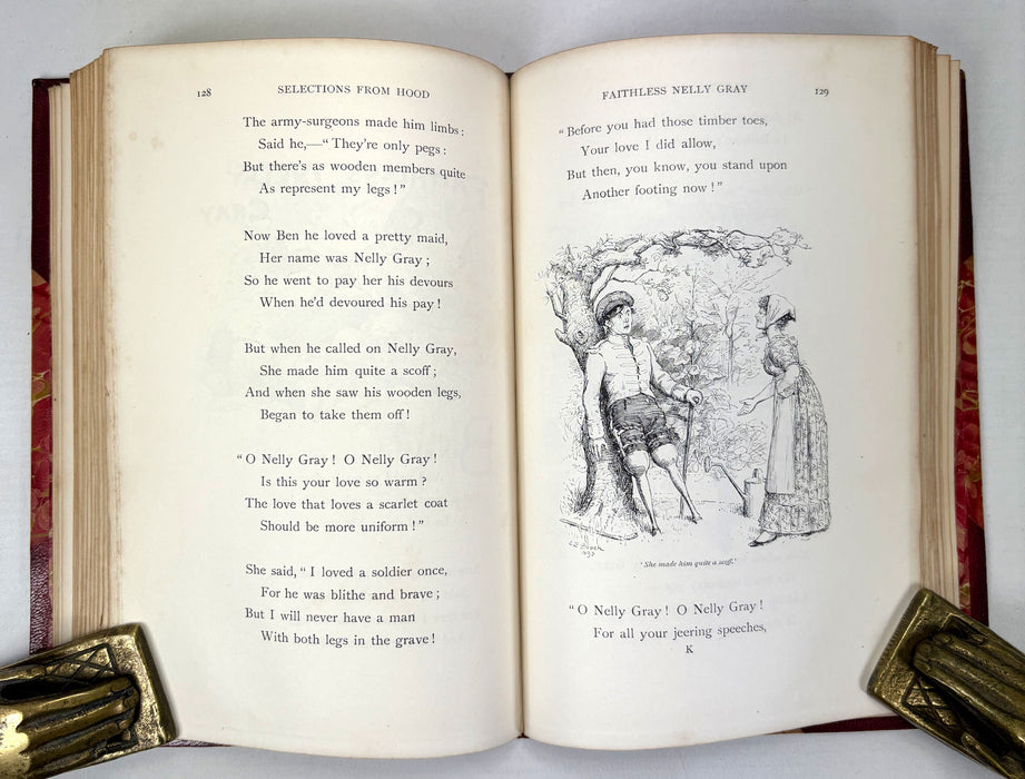 Humorous Poems by Thomas Hood. With a Preface by Alfred Ainger and One Hundred and Thirty Illustrations by Charles E. Brock, 1893