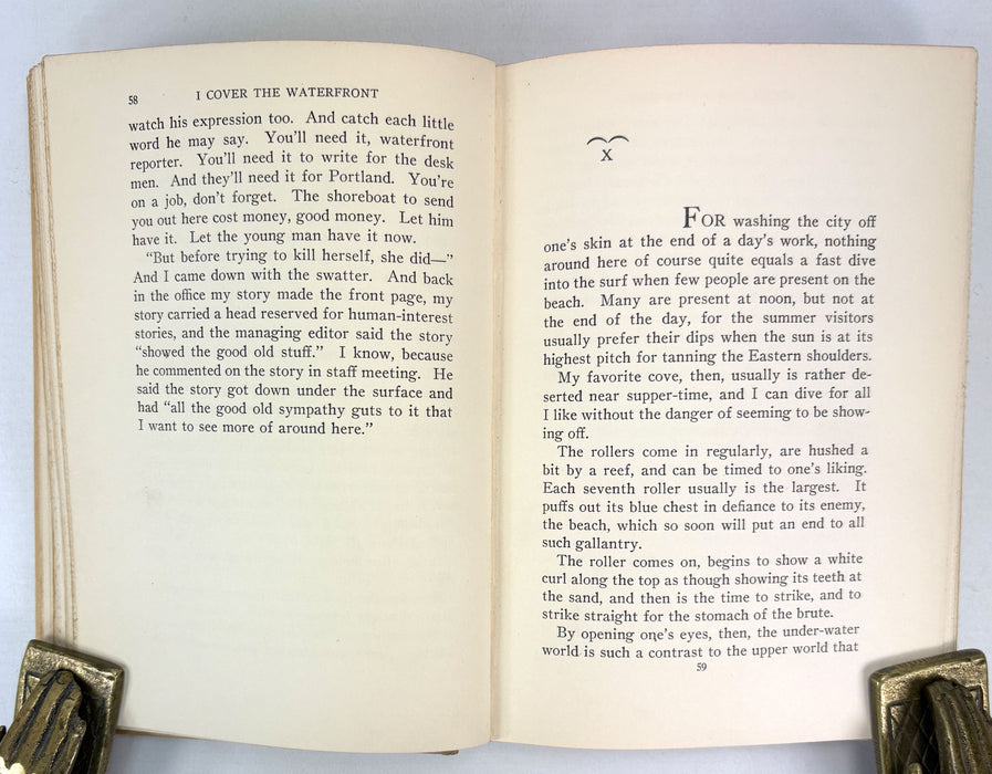 I Cover the Waterfront, by Max Miller, E.P. Dutton and Company, New York, 1932