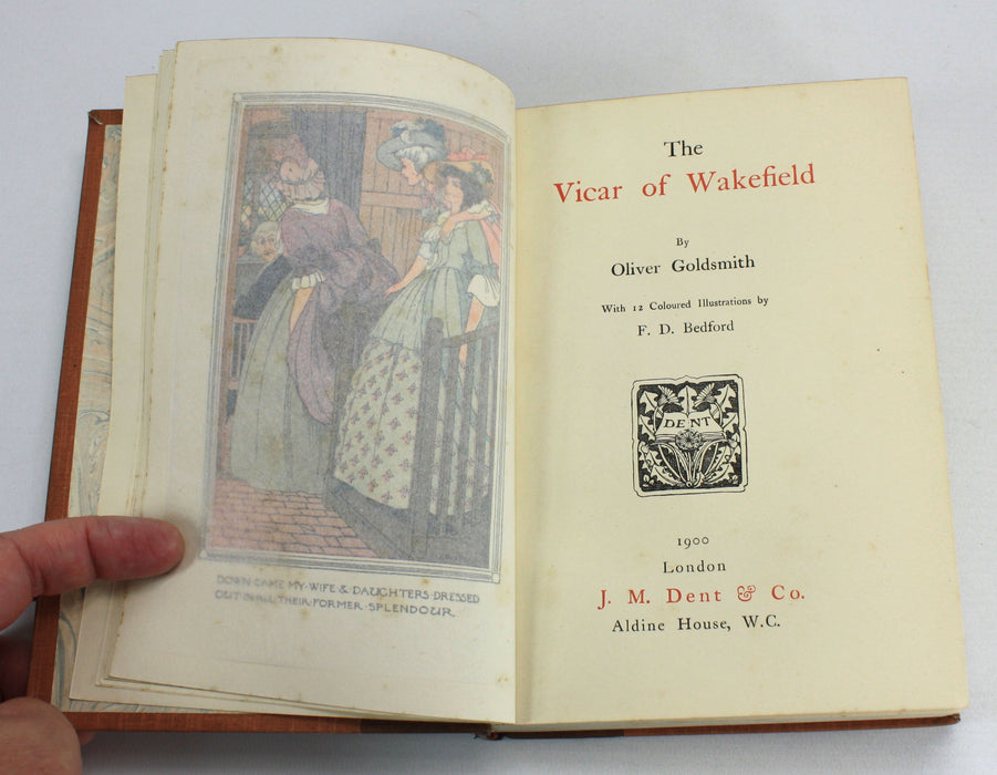The Vicar of Wakefield, Oliver Goldsmith, Illustrated by F.D. Bedford, 1900