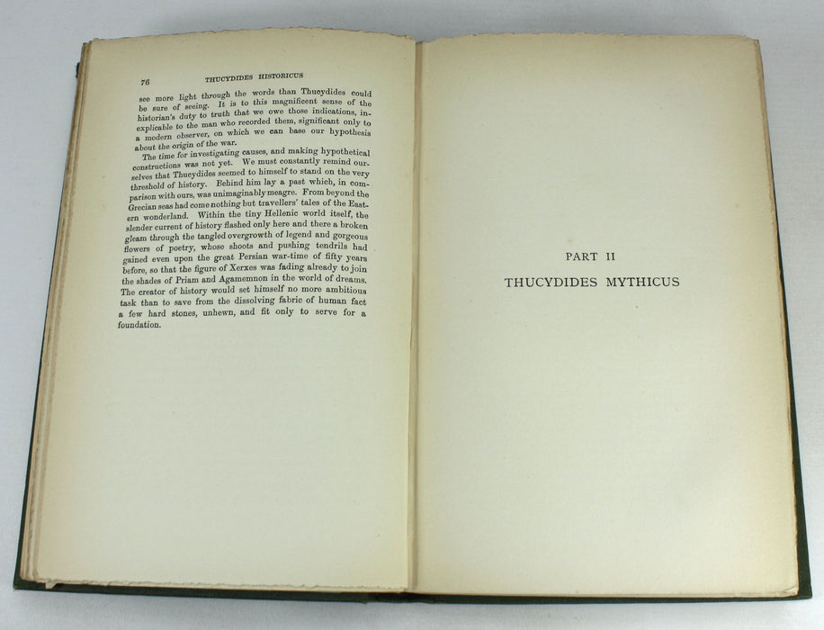 Thucydides Mythistoricus, Francis Macdonald Cornford, 1907