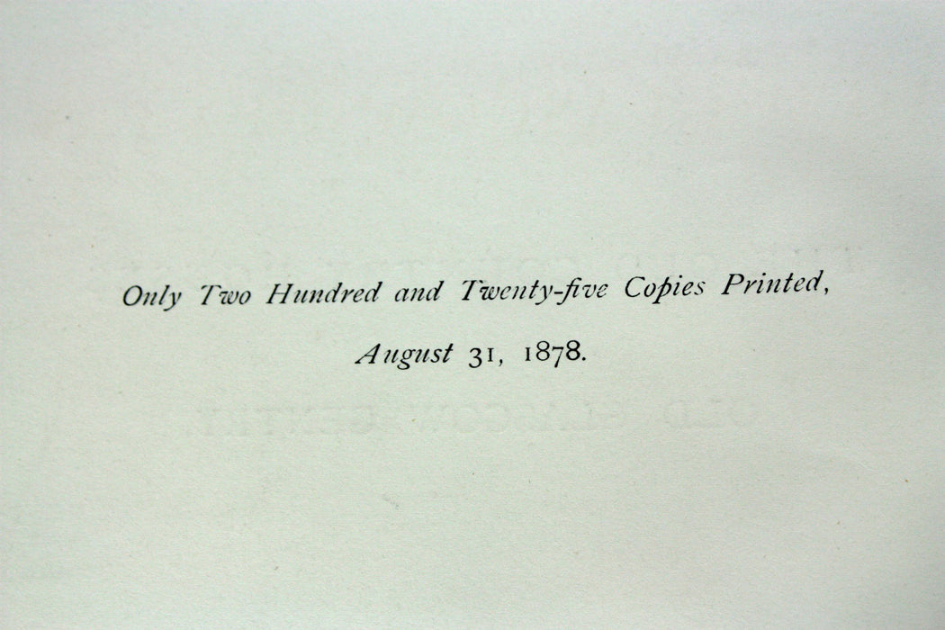 The Old Country Houses of the Old Glasgow Gentry, Illustrated by Permanent Photographs by Annan, Limited edition 1878.