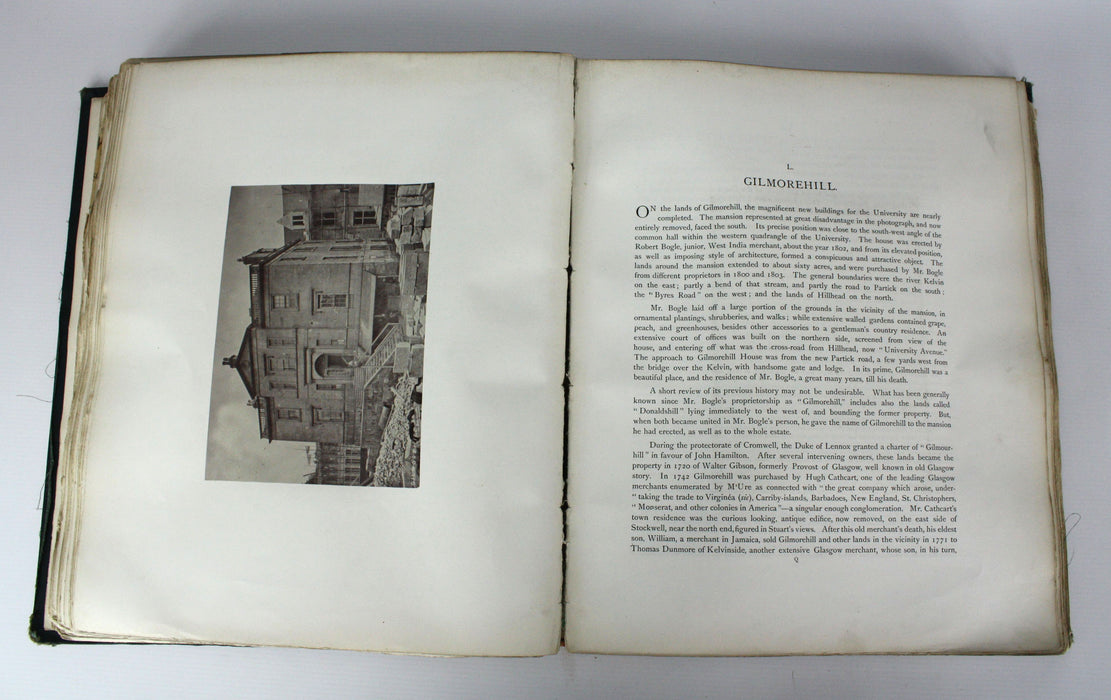 The Old Country Houses of the Old Glasgow Gentry, Illustrated by Permanent Photographs by Annan, Limited edition 1878.